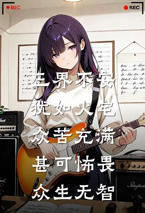 三界不安犹如火宅,众苦充满甚可怖畏,众生无智