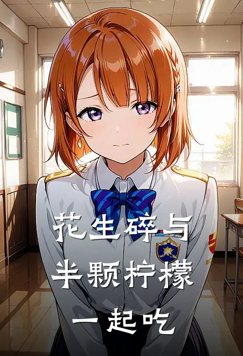 花生碎与半颗柠檬一起吃