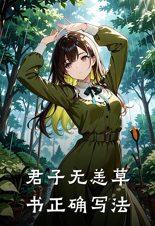 君子无恙草书正确写法