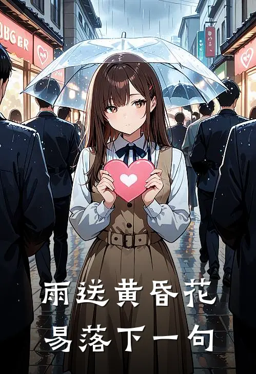 雨送黄昏花易落下一句