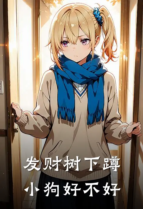 发财树下蹲小狗好不好